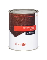 Эмаль термостойкая Elcon 1л (0,8кг) зеленая до 600 град.