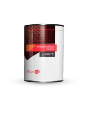 Эмаль термостойкая Elcon 1л (0,8кг) серебристо-серая до 800 град.