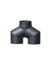 Тройник-штаны D200 Y200/120-CZ2-G (ML) верхняя часть G